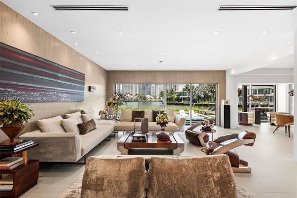 Interior, Living room, Recessed Lighting, Wooden Walls