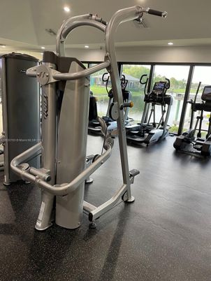 Fitness Equipment, Gym, Interior, Recessed Lighting