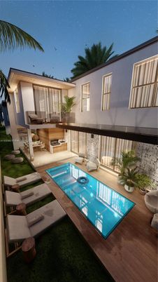 Exterior, Pool, Wood Texture Flooring