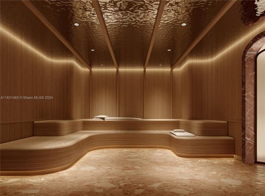 Interior, Recessed Lighting, Sauna Room