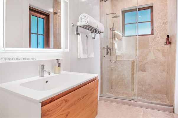 Bathroom, Glass Shower, Interior