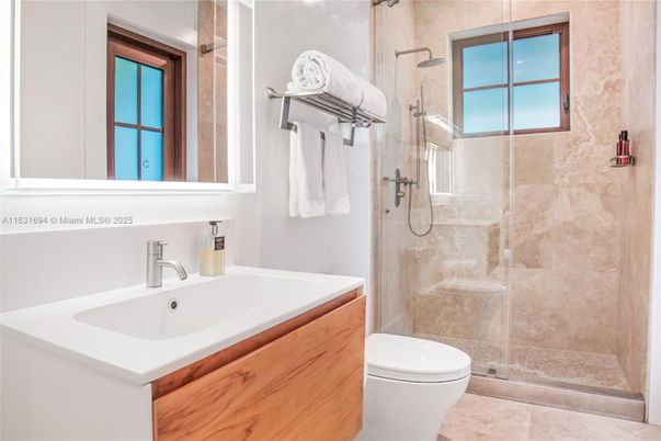 Bathroom, Glass Shower, Interior
