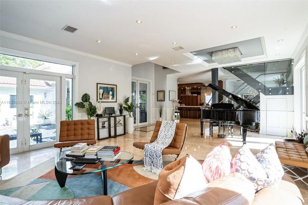 Interior, Living room, Piano, Recessed Lighting