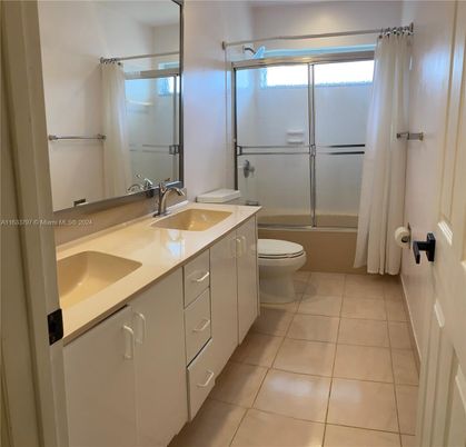 Bathroom, Dual Sink Vanities, Glass Shower, Interior