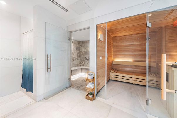 Bathroom, Interior, Recessed Lighting, Sauna Room