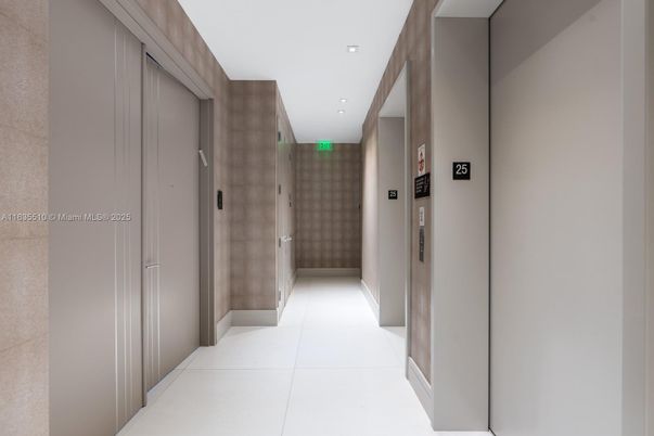 Elevator, Interior, Recessed Lighting