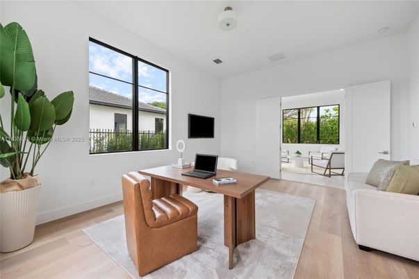 Home Office, Interior, Wood Texture Flooring