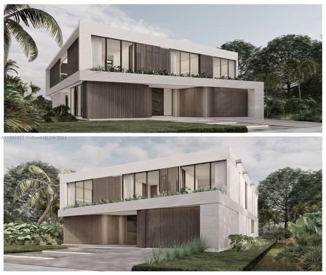 Exterior, Facade, Modern