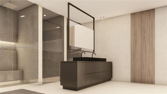 Bathroom, Interior, Recessed Lighting