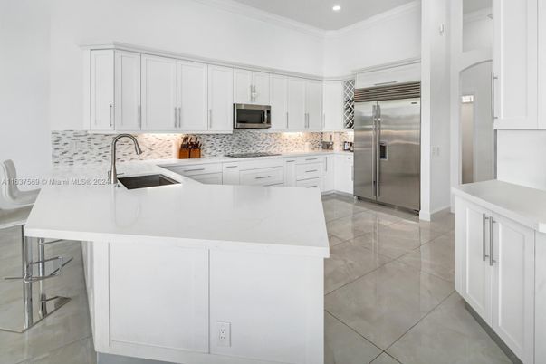 Interior, Kitchen, Recessed Lighting, Stainless Steel Appliances