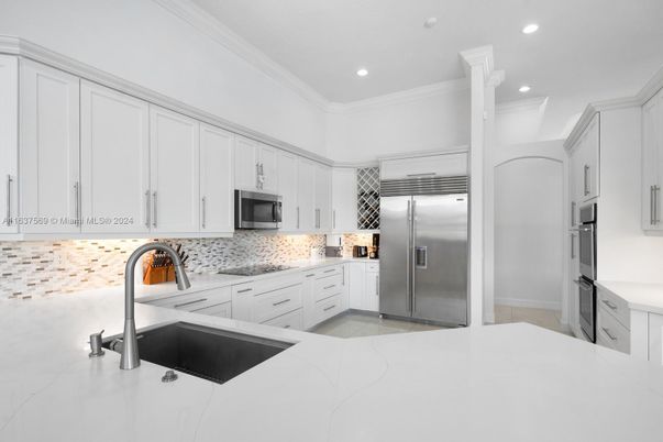 Interior, Kitchen, Recessed Lighting, Stainless Steel Appliances