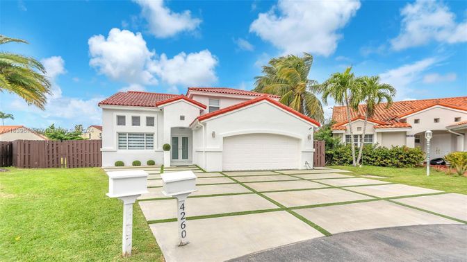 Attached, Backyard, Exterior, Facade, Spanish Mediterranean