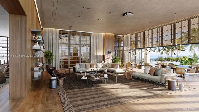 Interior, Living room, Pendant Lights, Wood Texture Flooring