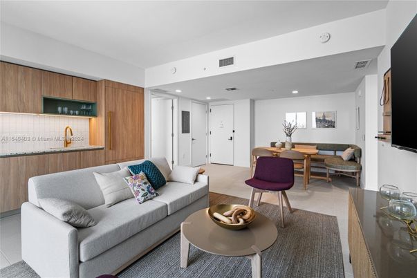 Dining room, Interior, Living room, Recessed Lighting, Wooden Walls