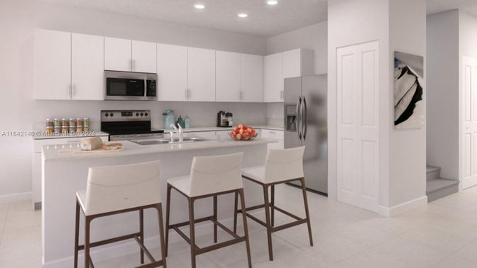 Interior, Kitchen, Recessed Lighting, Stainless Steel Appliances
