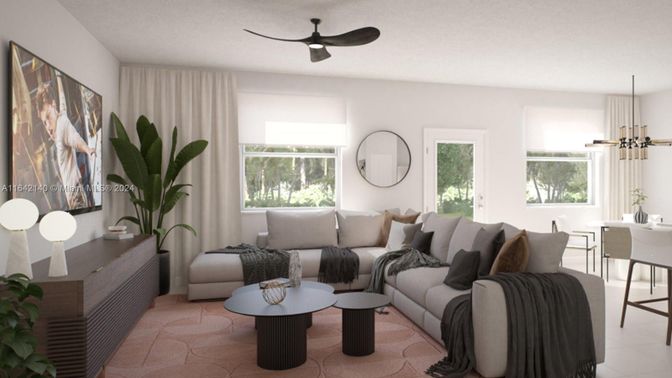 Dining room, Interior, Living room, Pendant Lights