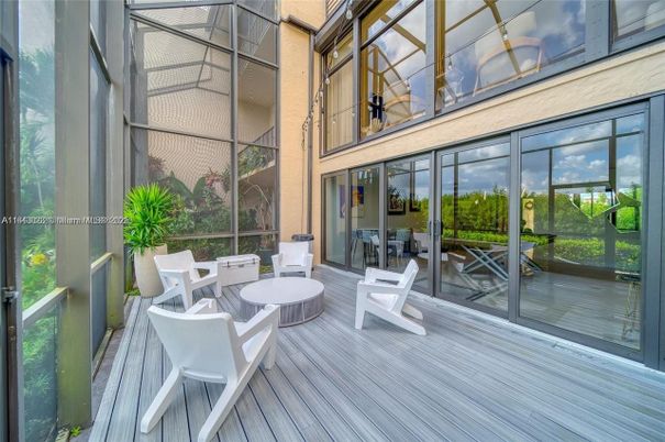 Interior, Sun Room, Wood Texture Flooring