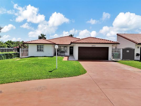 Attached, Backyard, Exterior, Facade, Spanish Mediterranean