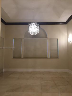 Chandelier, Empty room, Interior