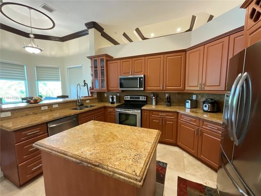 Interior, Kitchen, Pendant Lights, Stainless Steel Appliances