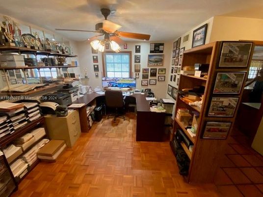 Home Office, Interior, Wood Texture Flooring