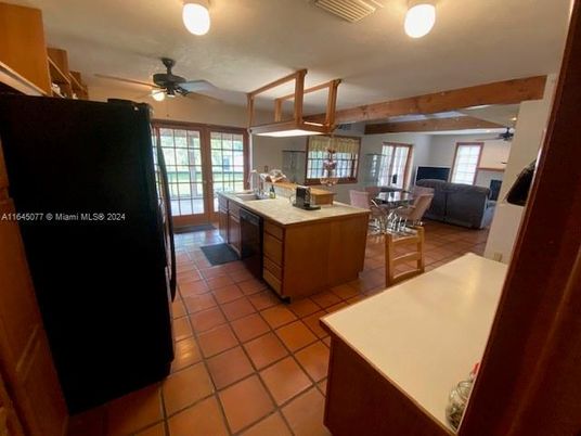 Dining room, Interior, Kitchen, Living room, Wooden Beams