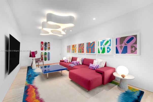 Interior, Living room, Recessed Lighting