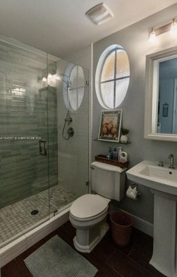 Bathroom, Glass Shower, Interior