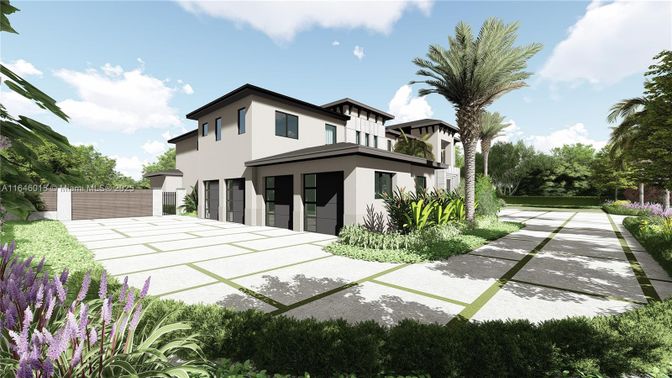 Attached, Backyard, Exterior, Facade, Modern