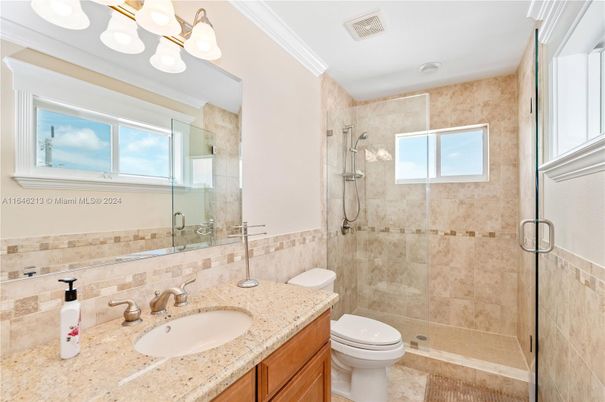 Bathroom, Glass Shower, Interior