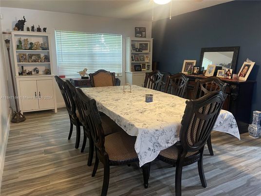 Dining room, Interior, Wood Texture Flooring