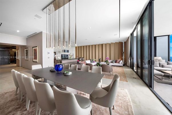 Dining room, Interior, Kitchen, Living room, Pendant Lights, Recessed Lighting