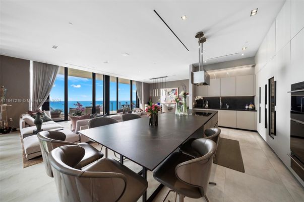 Dining room, Interior, Kitchen, Living room, Pendant Lights, Recessed Lighting, Stainless Steel Appliances, Water
