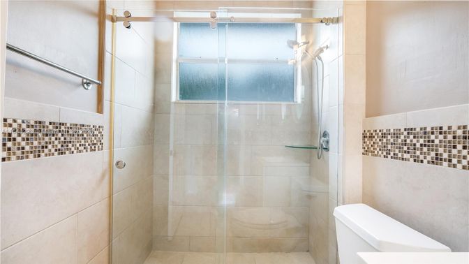 Bathroom, Glass Shower, Interior
