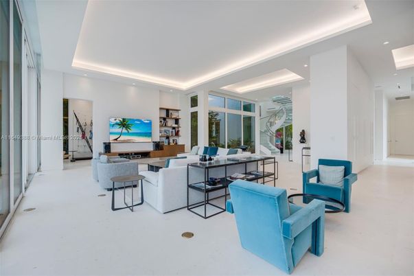 Interior, Living room, Recessed Lighting
