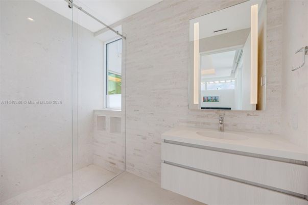 Bathroom, Glass Shower, Interior