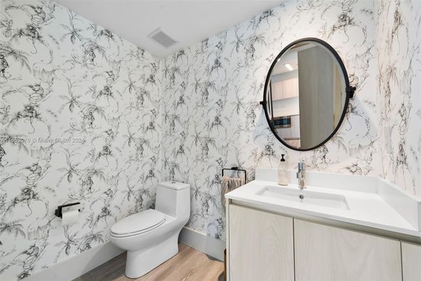 Bathroom, Interior, Wood Texture Flooring