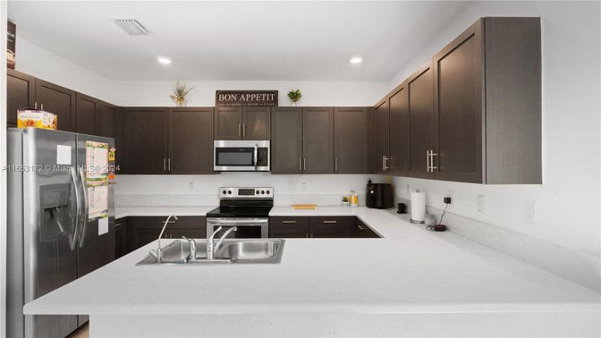 Interior, Kitchen, Recessed Lighting, Stainless Steel Appliances