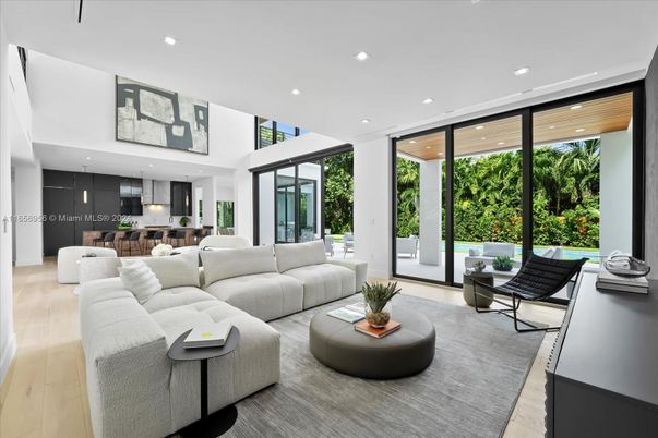 Dining room, Interior, Kitchen, Living room, Pendant Lights, Recessed Lighting, Wood Texture Flooring