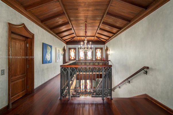 Chandelier, Game Room, Interior, Wooden Beams, Wooden Ceilings, Wood Texture Flooring