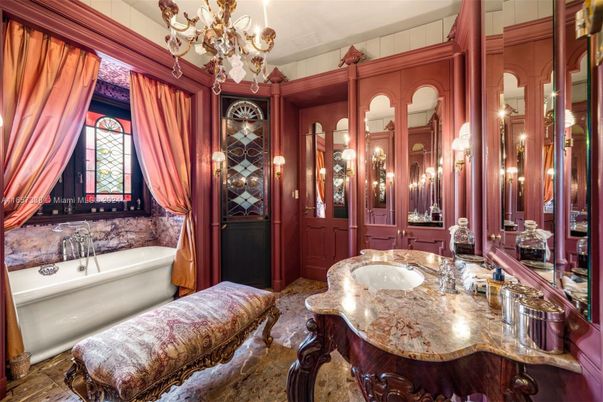 Bathroom, Chandelier, Dual Sink Vanities, Free Standing Baths, Interior
