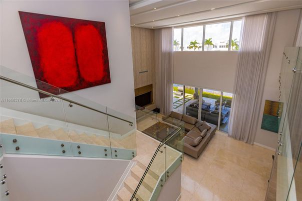 Fireplace, Interior, Living room, Recessed Lighting