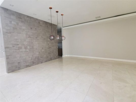 Empty room, Interior, Pendant Lights, Recessed Lighting