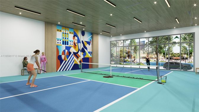 Fitness Equipment, Gym, Interior, Recessed Lighting