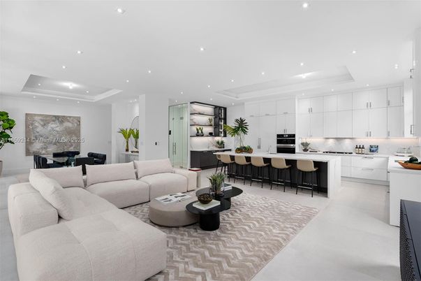 Interior, Kitchen, Living room, Recessed Lighting
