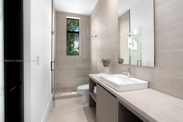Bathroom, Glass Shower, Interior