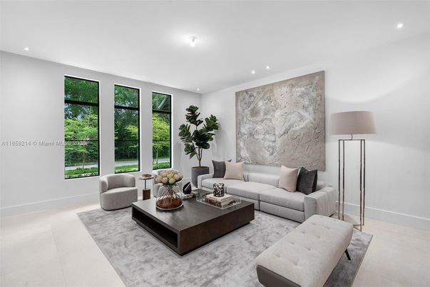 Interior, Living room, Recessed Lighting
