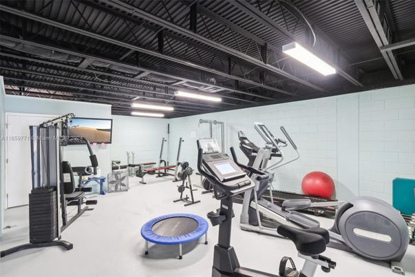 Fitness Equipment, Gym, Interior