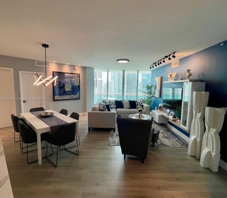 Dining room, Interior, Living room, Pendant Lights, Wood Texture Flooring