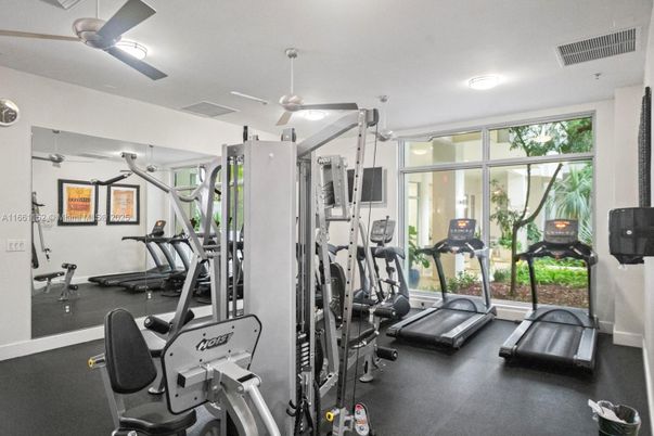 Fitness Equipment, Gym, Interior, Recessed Lighting